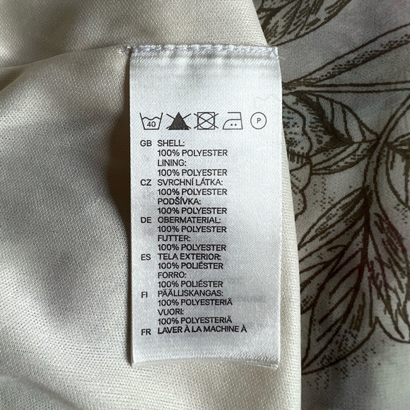 H&M Floral Maxi Dress - sz 6 - Picture 5 of 6